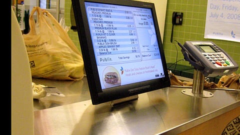 Publix Shopper-Facing Checkout Screen