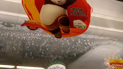 NFRA Dairy Month 'Kung Fu Panda' Freezer Cling