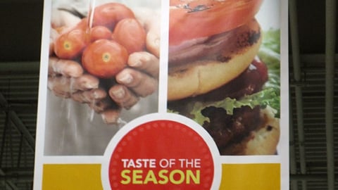 Acme 'Taste of the Season' Ceiling Banner