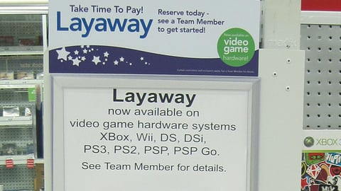 Toys "R" Us 'Layaway' Signs