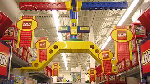 Lego Overhead Aisle Signage