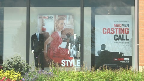 Banana Republic 'Mad About Style' Window Display