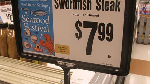 ShopRite 'Seafood Festival' Framed Sign