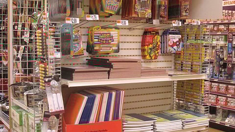 Stop & Shop School Supplies Endcap