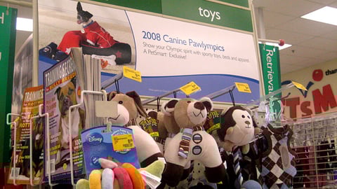 PetSmart 'Canine Pawlympics' Header