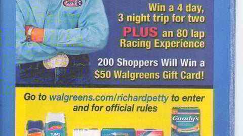 Walgreens/GlaxoSmithKline Sweeps Feature