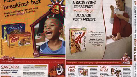 Kellogg's 'Fuel For School' FSIs