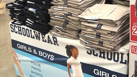 Costco 'Schoolwear' Pallet Skirt