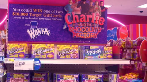 Target/Willy Wonka Endcap