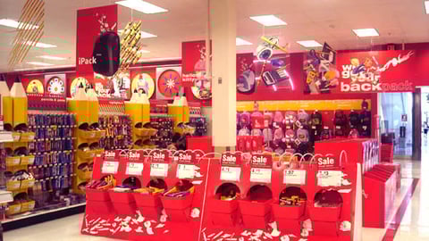 Target Back-to-School Department