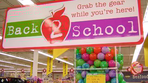Cub Foods Back-to-School Signage