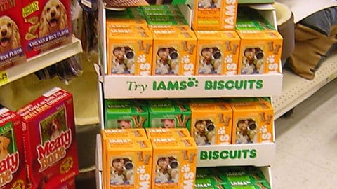 Iams Biscuits Floorstand