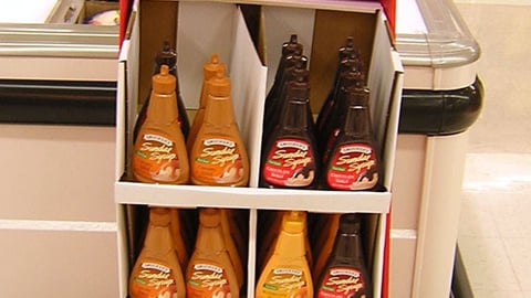 Smucker's Sundae Syrup Floorstand