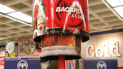 Bacardi & Coke Pole Topper