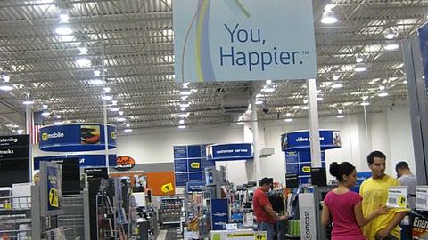 Best Buy 'You, Happier' Ceiling Banner