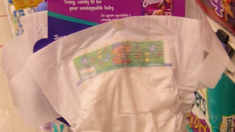 Pampers Shelf Sample