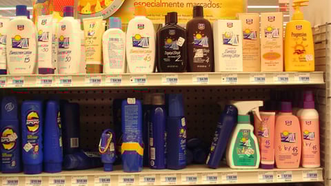 Rite Aid Skin Care Endcap