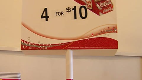 Coca-Cola Fridge Pack Pole Topper