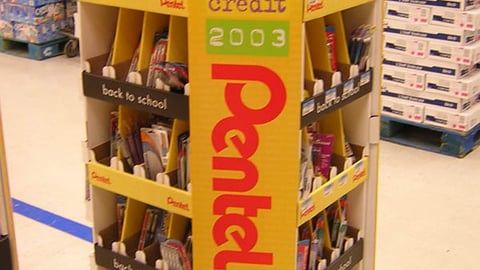 Pentel Back-to-School Display