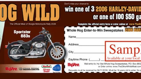 Hy-Vee Sweeps Feature