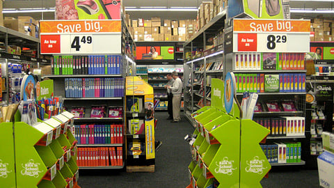 Staples 'Yes! It's All Here' Endcaps