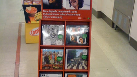 The Beatles CDs Shipper