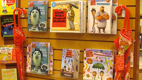 Barnes & Noble 'Cloudy With a Chance...' Floorstand