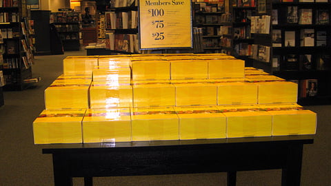 Barnes & Noble Rosetta Stone Table Display