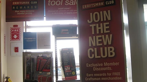 Sears Craftsman Club Signs