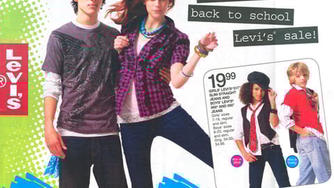 JCPenney Back-to-School Levi's Circular Cover
