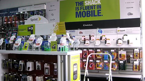 RadioShack 'The Shack' Mobile Phone Wall Sign