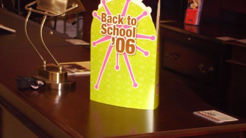 Staples Back-to-School Table Tent
