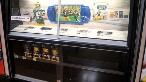 Walmart 'Madden NFL 09' Display Case 