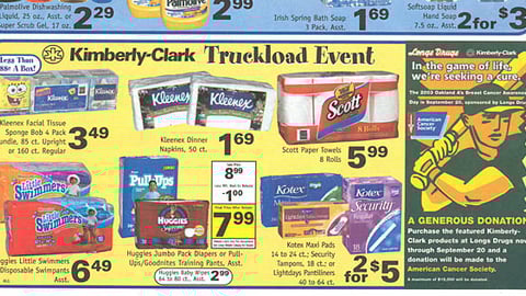 Longs/Kimberly-Clark Truckload Event