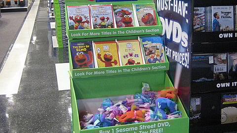 Sesame Workshop Best Buy Incentive Floorstand