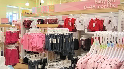 "R" Superstore 'Baby Girl' Apparel Department
