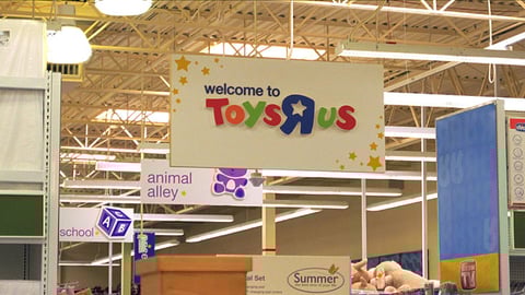 "R" Superstore 'Toys' Welcome Sign