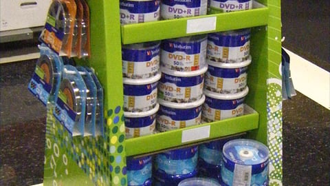 Verbatim 'Back To School Bonus' Floorstand