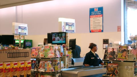 Pathmark Checkout TV