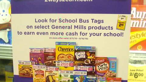General Mills Safeway '2 Ways 2 Earn' Cling
