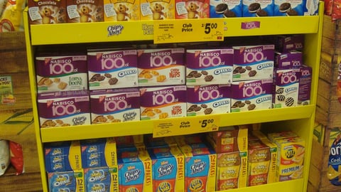 Kraft Safeway '10% Goes Back' Pallet Display
