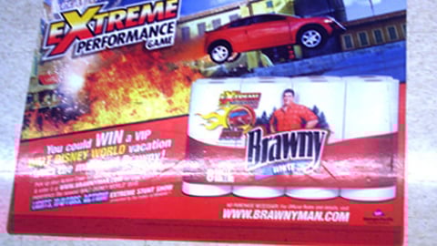 Brawny 'Extreme Performance' Floor Cling
