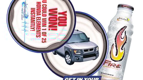 Snapple Element Cooler Decal