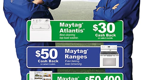 Maytag Standee