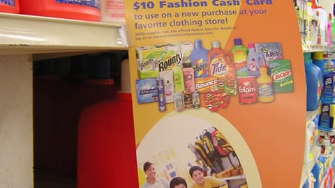 Albertsons/P&G Tide Aisle Violator