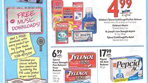 Osco/Johnson & Johnson "Free Music" Feature