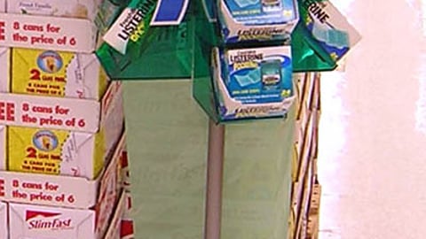 Listerine PocketPaks Floorstand
