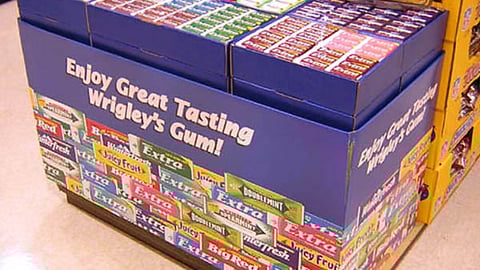 Wrigley's Multi-Brand Aisle Display