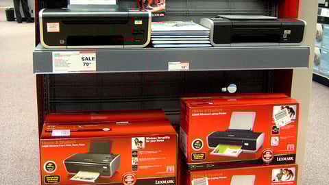 Circuit City Lexmark Endcap