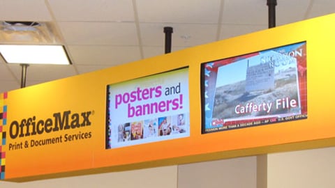 OfficeMax In-Store TV Network